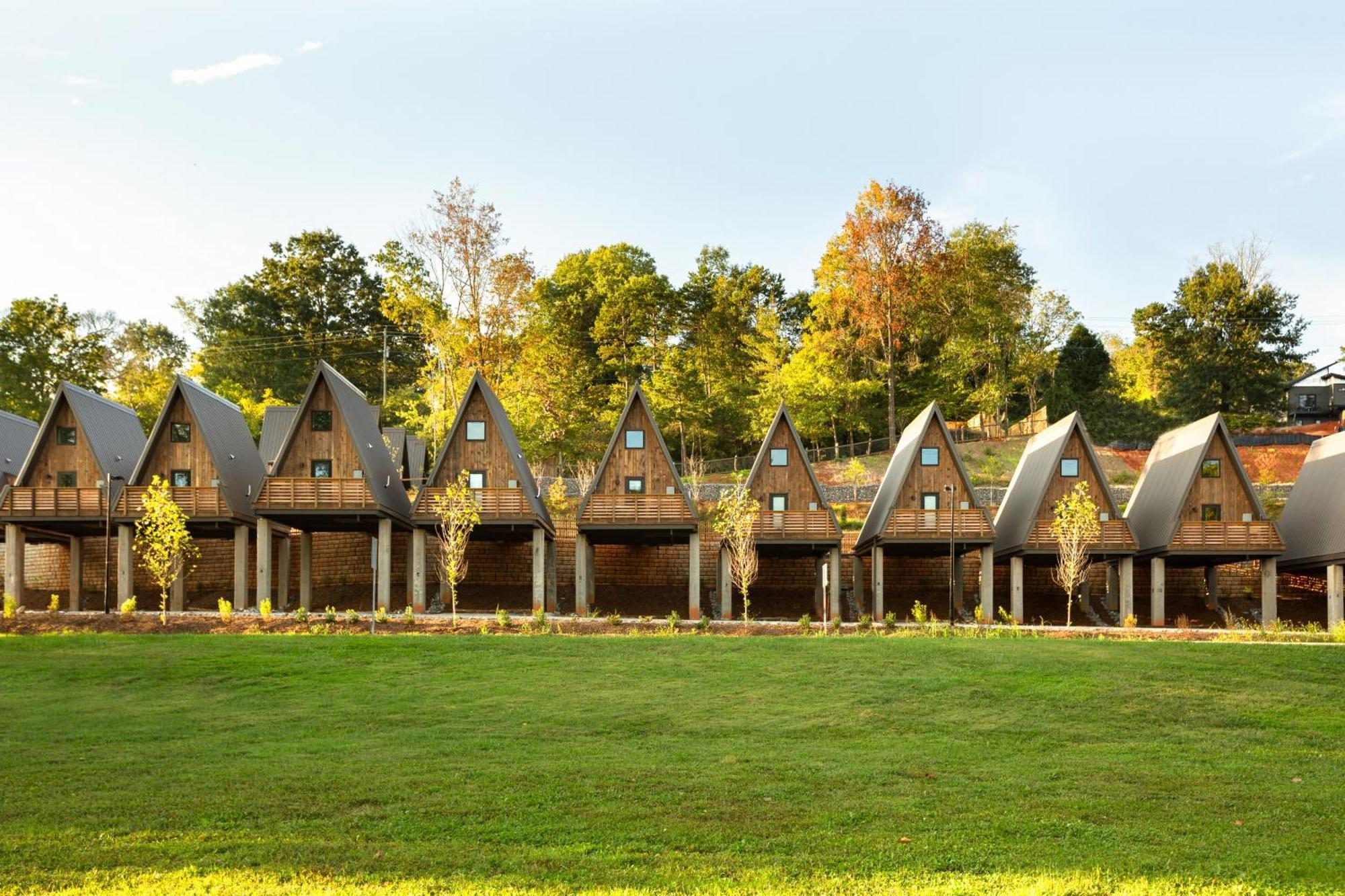 Wrong Way River Lodge & Cabins Asheville Exteriör bild